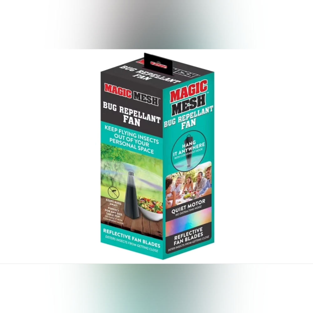 Magic Mesh Insect Repeller Bug Repellant Fan